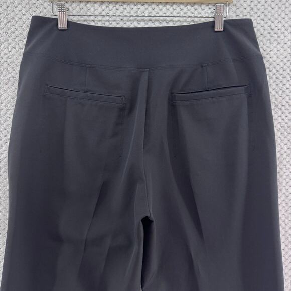 Athleta Pants Women 14 Black Endless High Rise Tapper City Activewear Zip Pocket - Picture 7 of 15